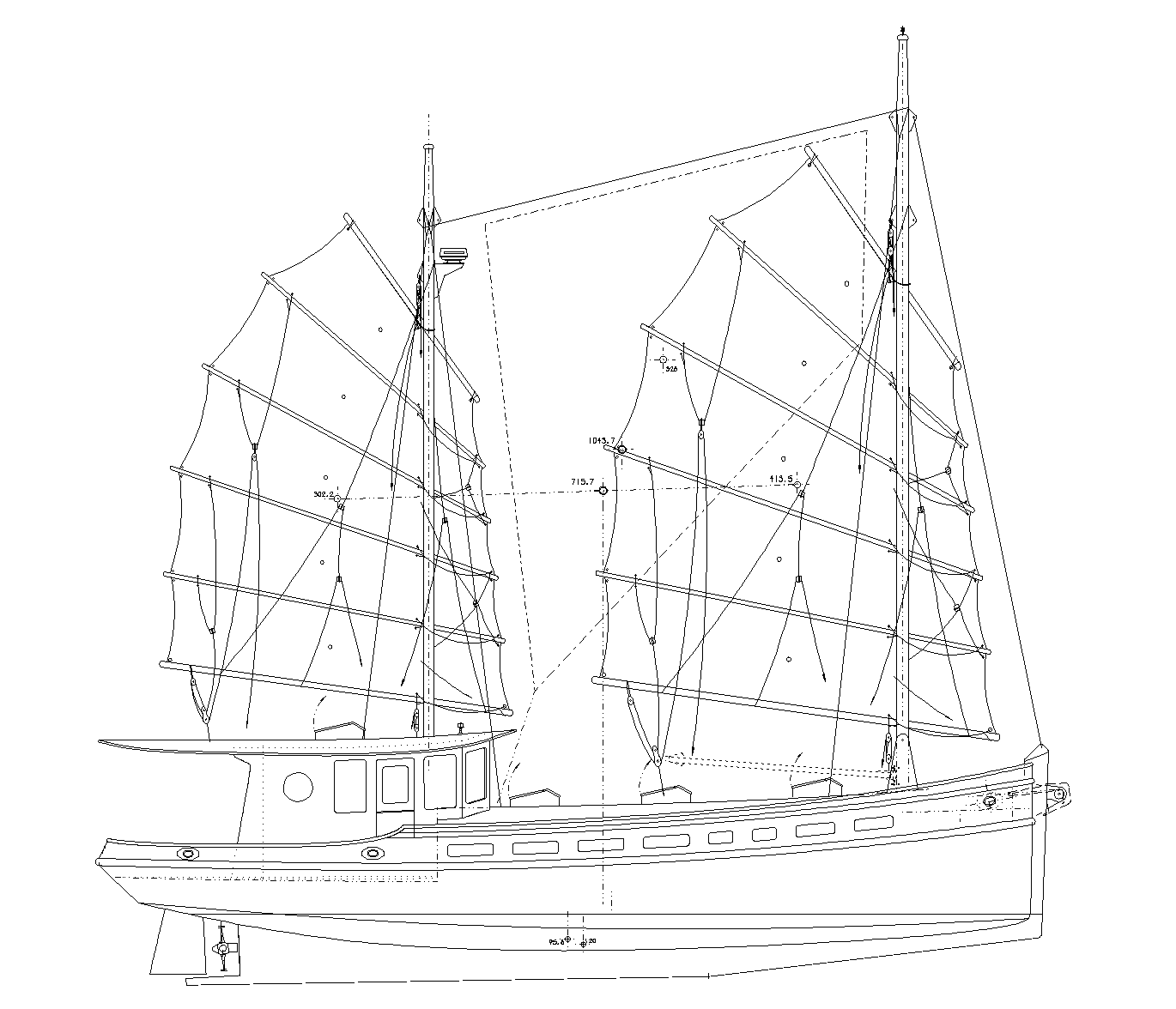 Sail Sailing Yachts Plans