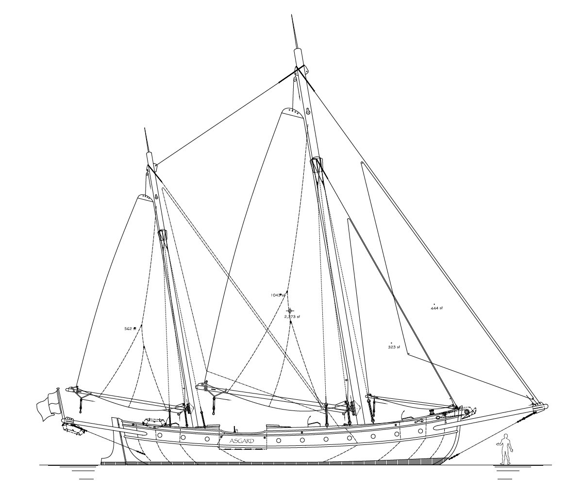 Sailing Ship Drawing