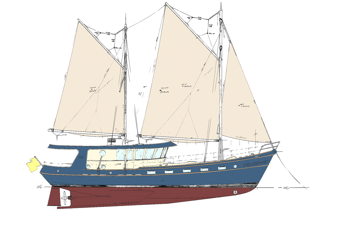 Greatheart 60 Sail Plan