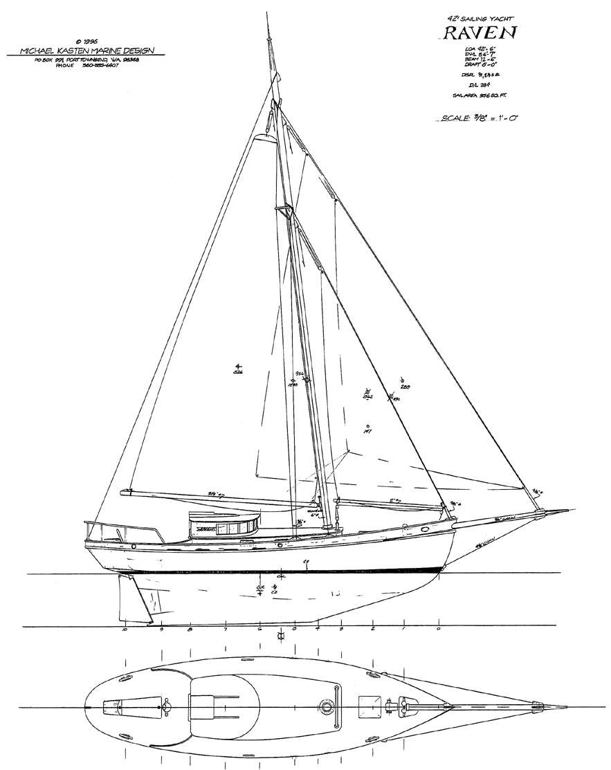 Steel sailing yacht plans | DB