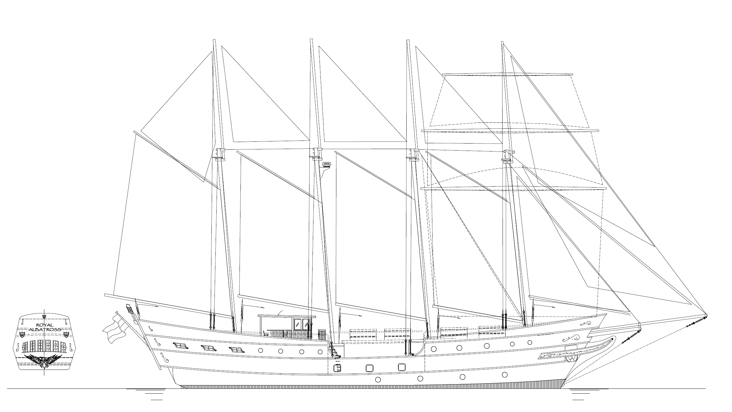 Tall Ship Design Drawings