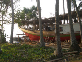 Boats at Tanah Biru, Sulawesi