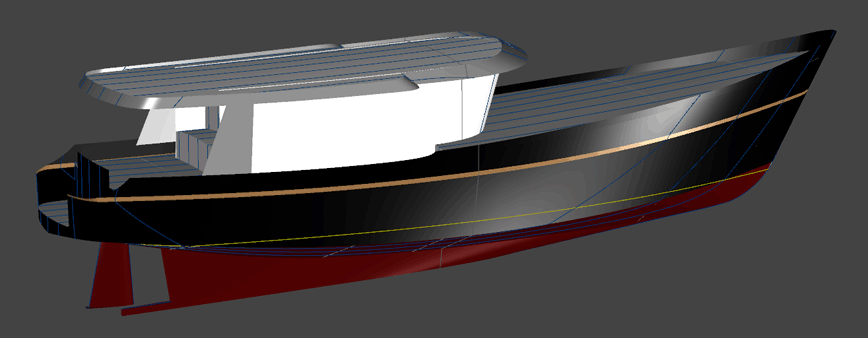 The 63' Trawler Yacht - Braveheart - Kasten Marine Design, Inc.